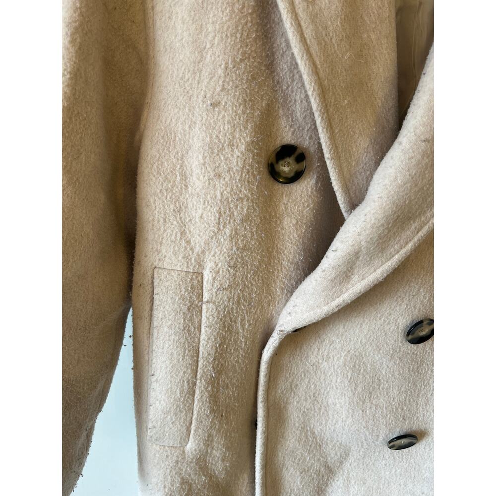 Massimo Dutti Mid-Length Wool Blend Coat - Picture 5 of 10